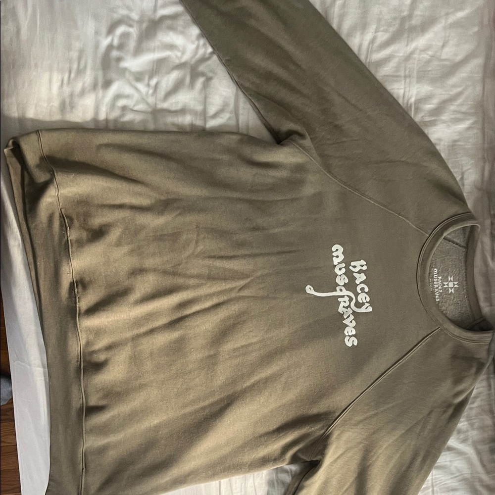 Kacey Musgraves Deeper Well Olive Green Sweatshirt